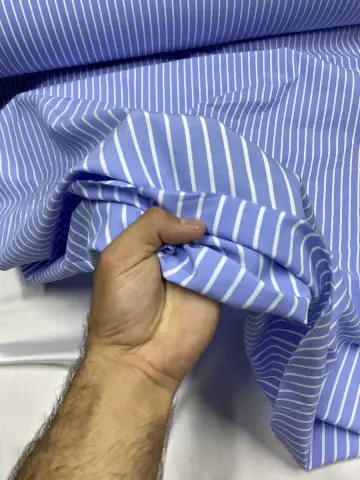 Çizgili Poplin
