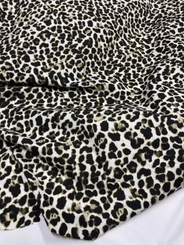 Siyalı Leopar Poplin